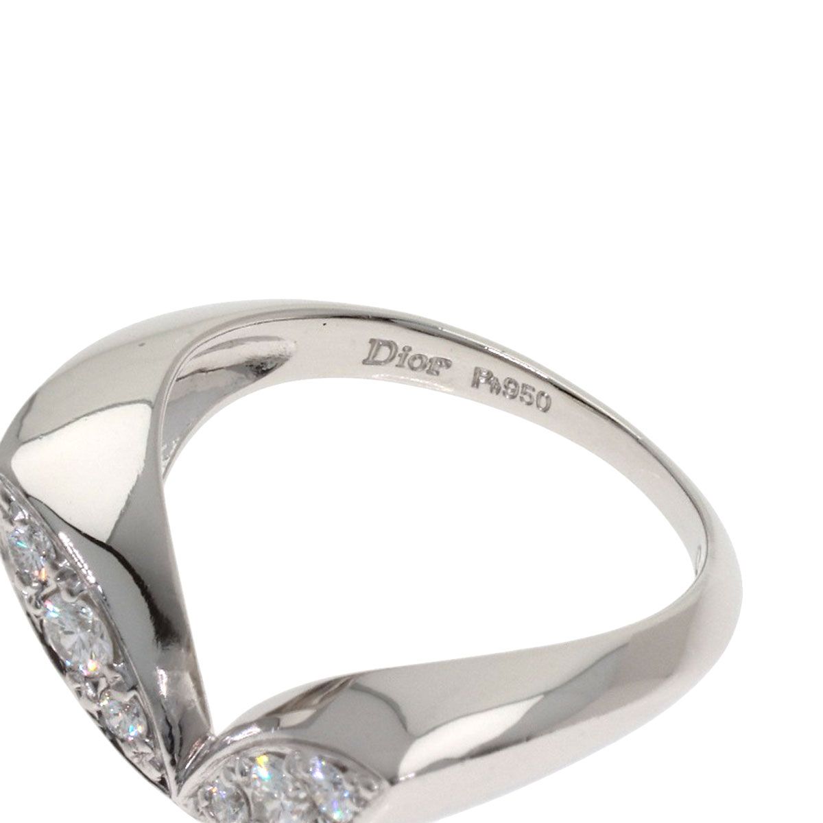 Dior Diamond Ring Silver — view 5