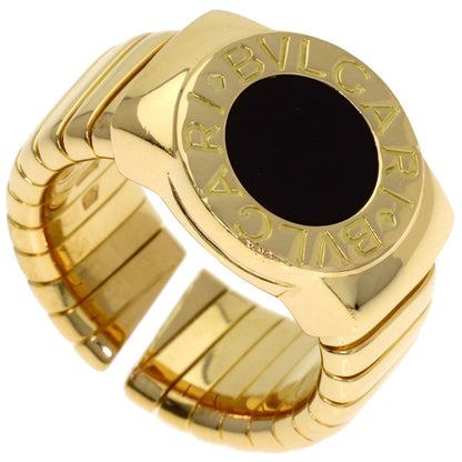 Bvlgari Onyx Ring 18k Yellow Gold