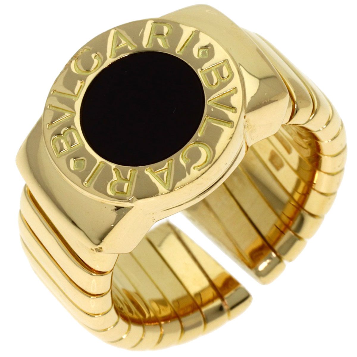 Bvlgari Onyx Ring 18k Yellow Gold — view 2