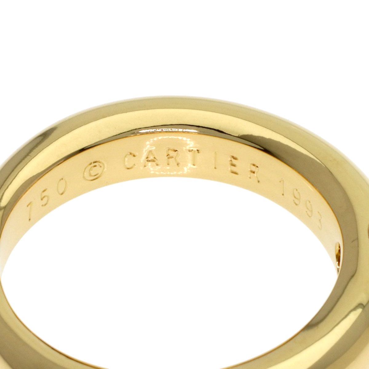 Cartier Ellipse Diamond 53 Ring 18k Yellow Gold — view 5