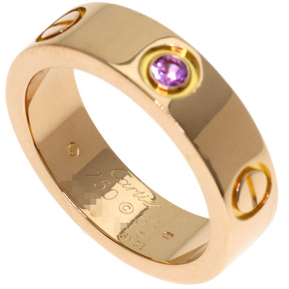 Cartier Love Ring Sapphire 53 18k Pink Gold — view 5