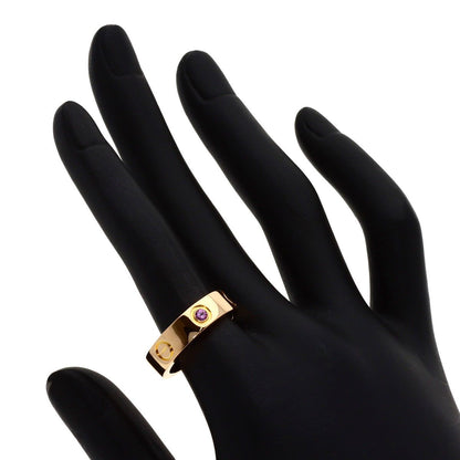 Cartier Love Ring Sapphire 53 18k Pink Gold — view 6