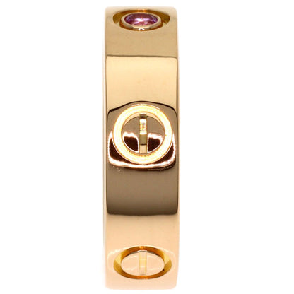 Cartier Love Ring Sapphire 53 18k Pink Gold — view 3