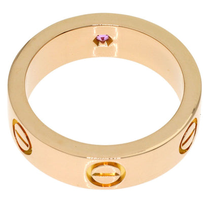 Cartier Love Ring Sapphire 53 18k Pink Gold — view 4
