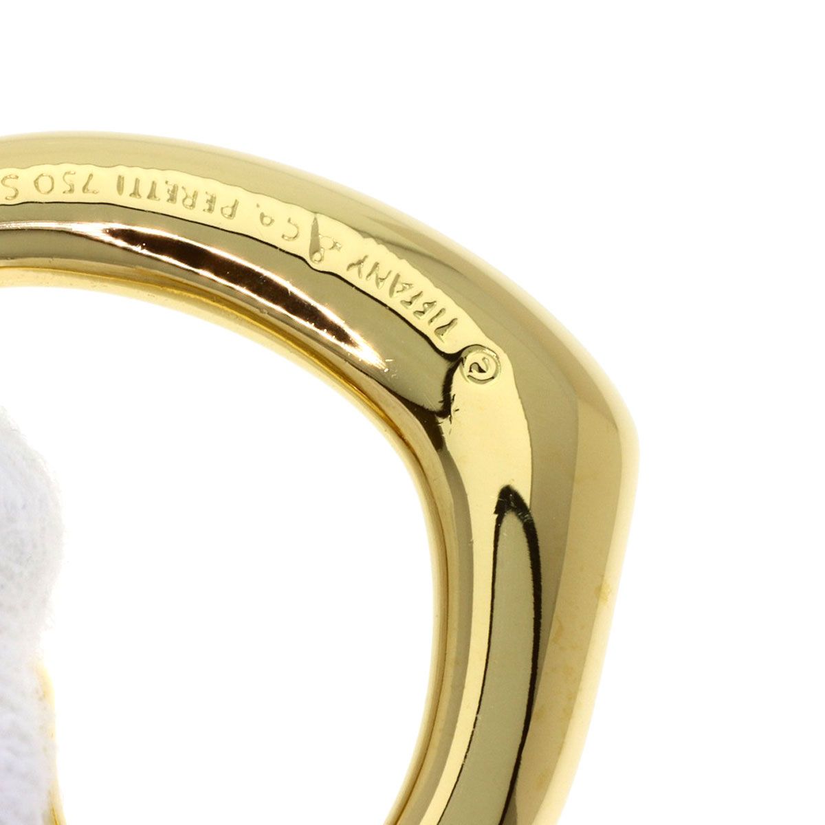 Tiffany & Co Open Heart Necklace 18k Yellow Gold — view 6