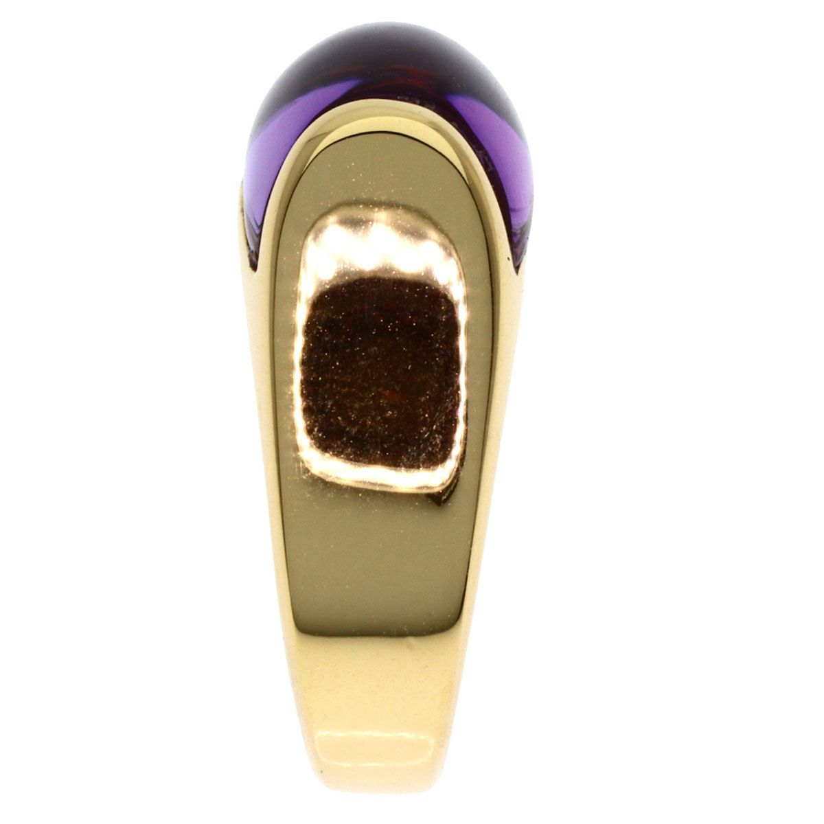 Bvlgari Tron Amethyst Ring 18k Yellow Gold — view 3