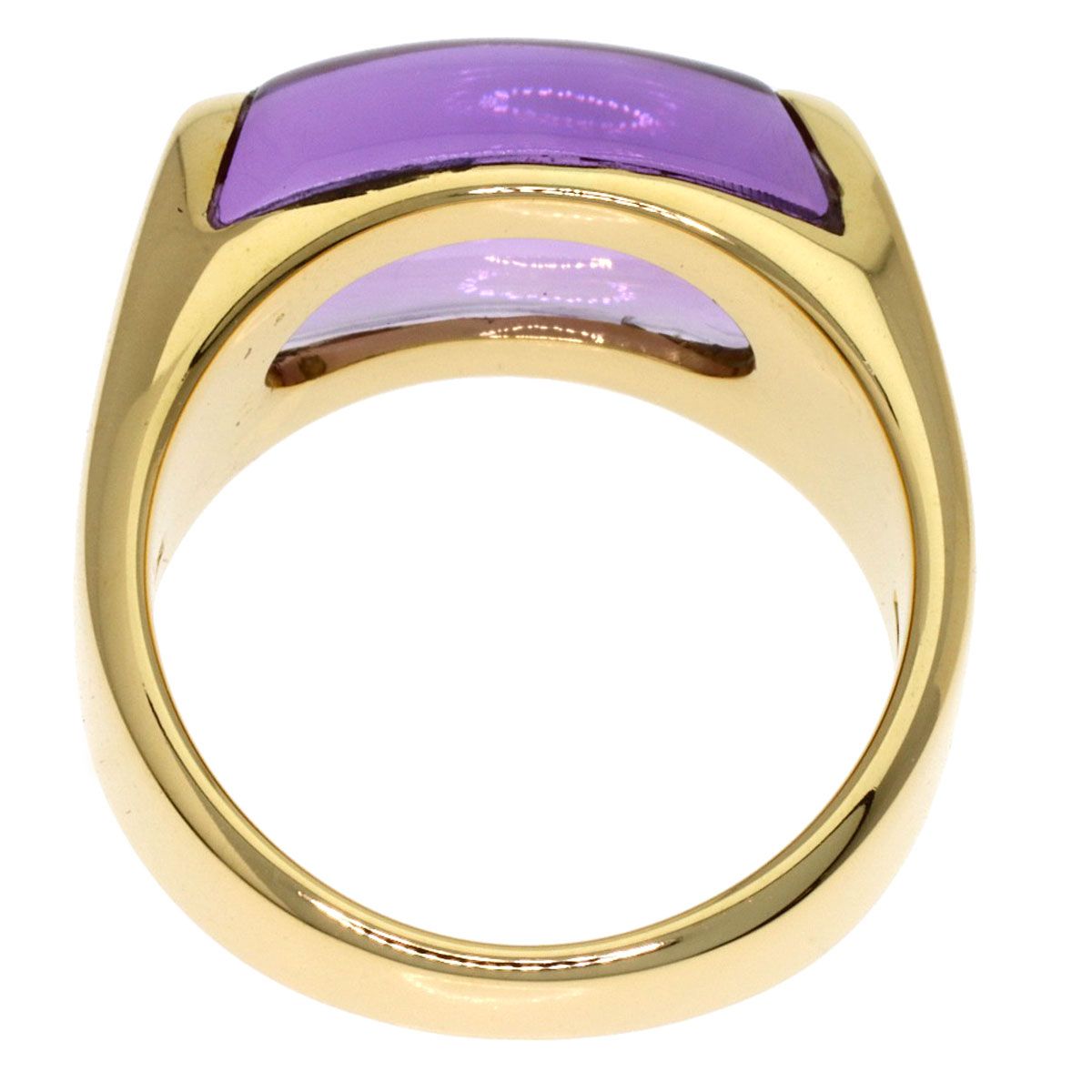 Bvlgari Tron Amethyst Ring 18k Yellow Gold — view 4