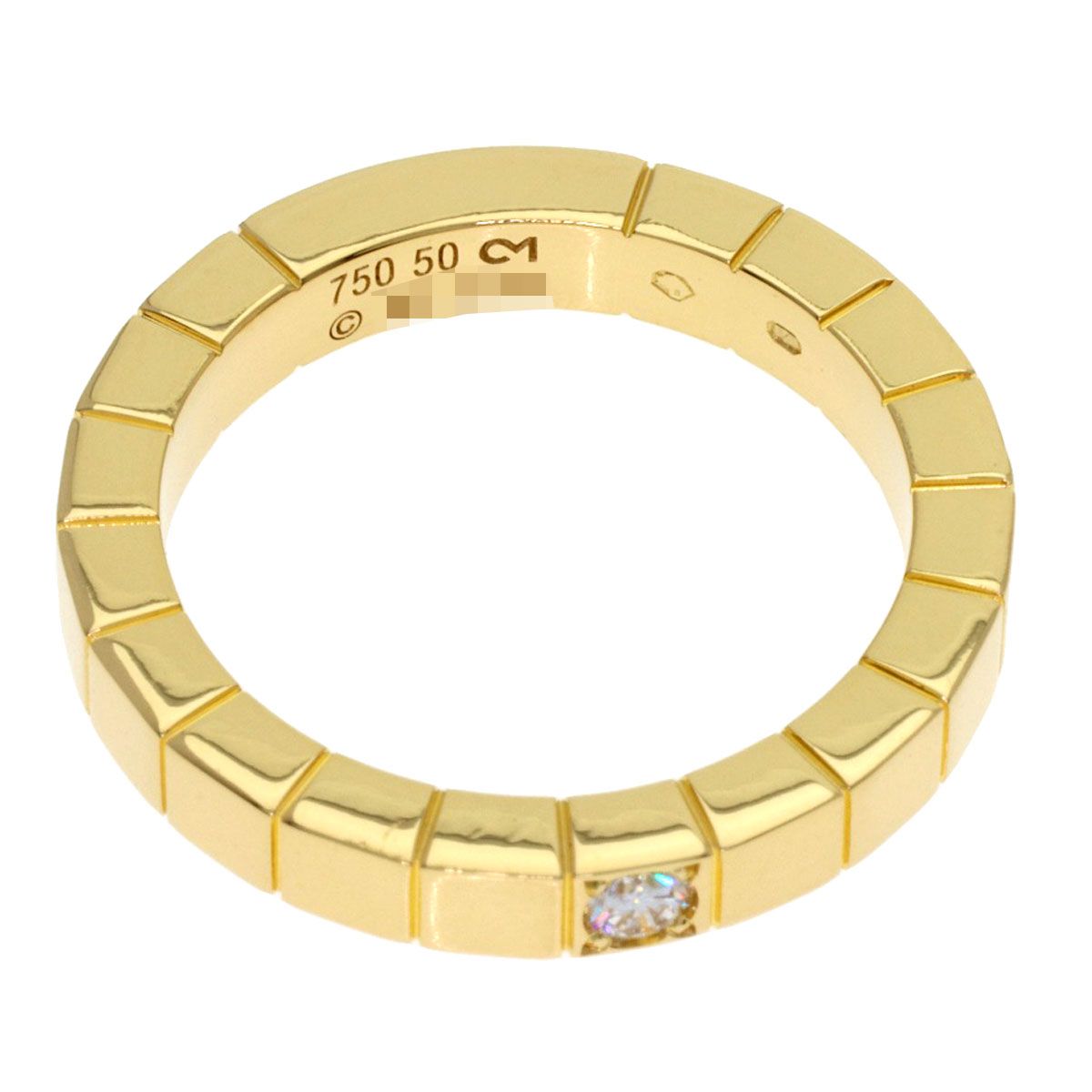 Cartier Lanier Diamond 50 Ring 18k Yellow Gold — view 5