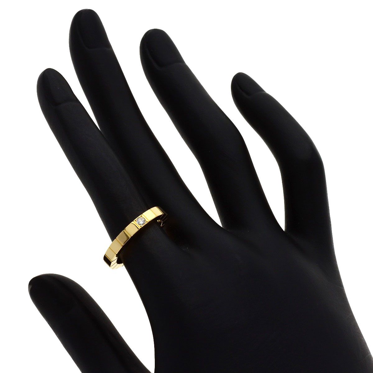 Cartier Lanier Diamond 50 Ring 18k Yellow Gold — view 6