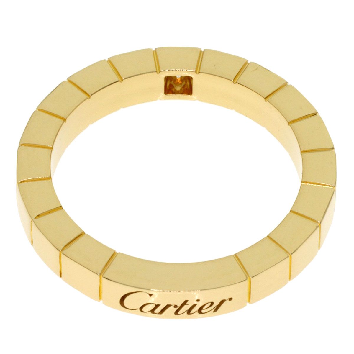 Cartier Lanier Diamond 50 Ring 18k Yellow Gold — view 4