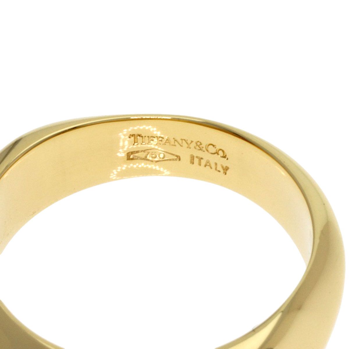 Tiffany & Co Knife Edge Ring 18k Yellow Gold — view 5