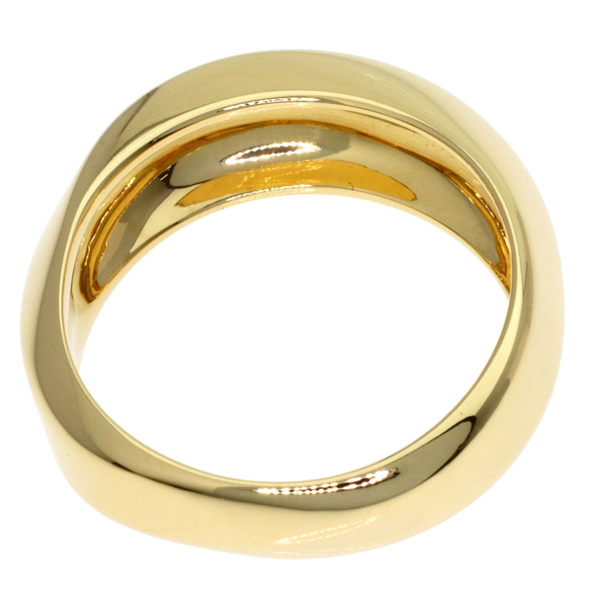 Tiffany & Co Knife Edge Ring 18k Yellow Gold — view 4