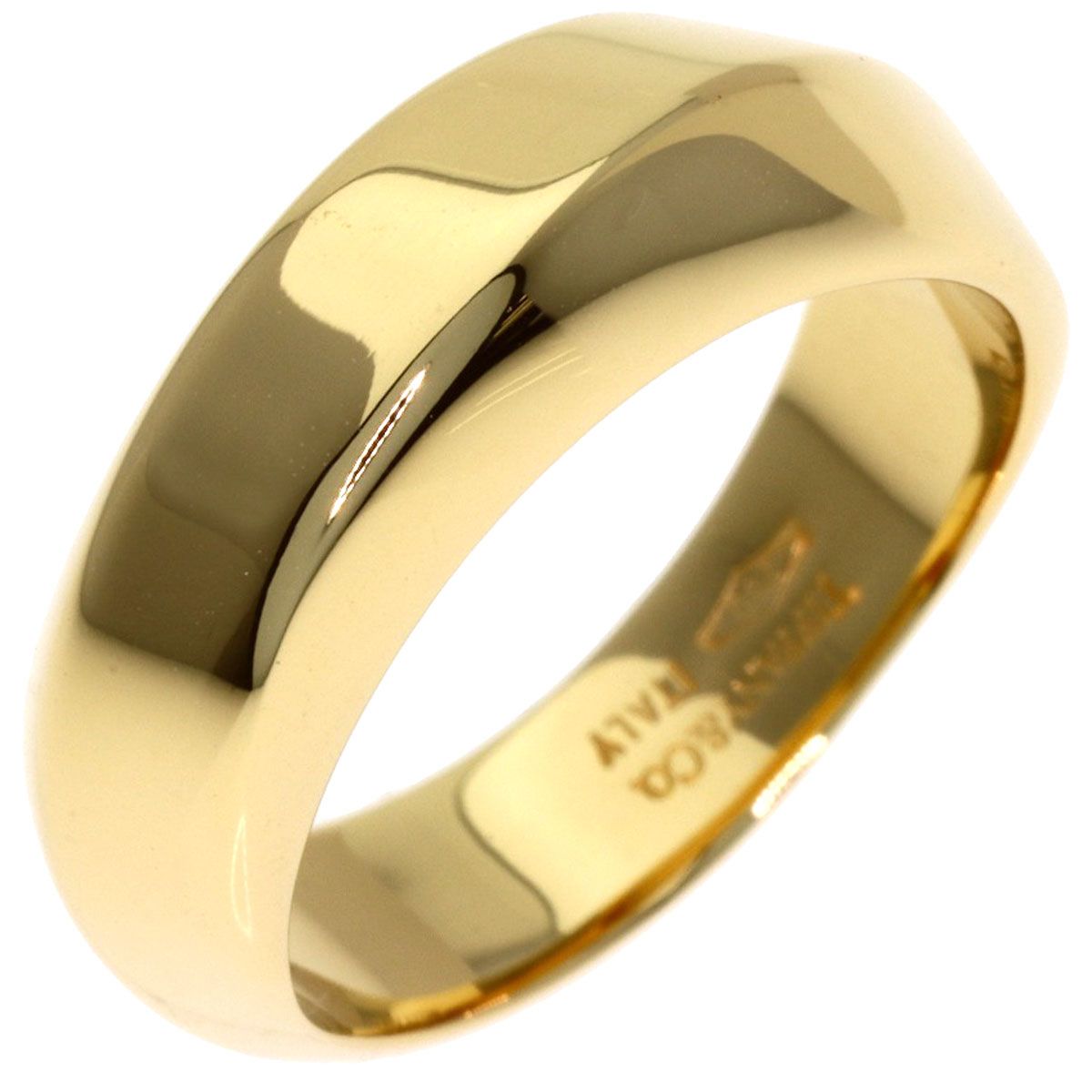 Tiffany & Co Knife Edge Ring 18k Yellow Gold — view 2