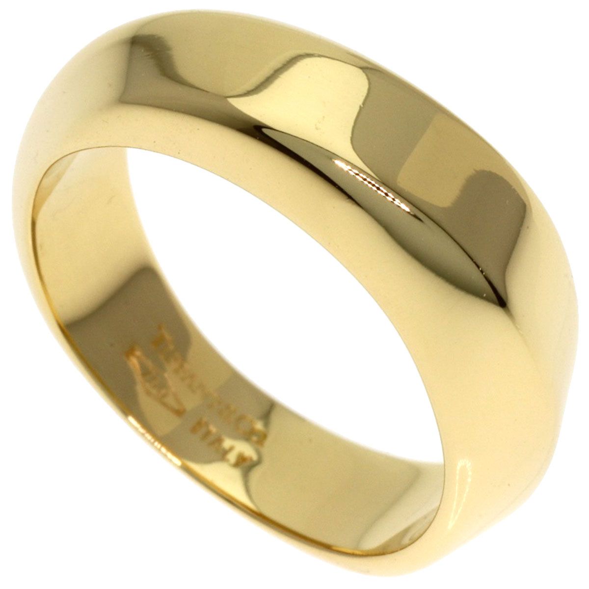 Tiffany & Co Knife Edge Ring 18k Yellow Gold
