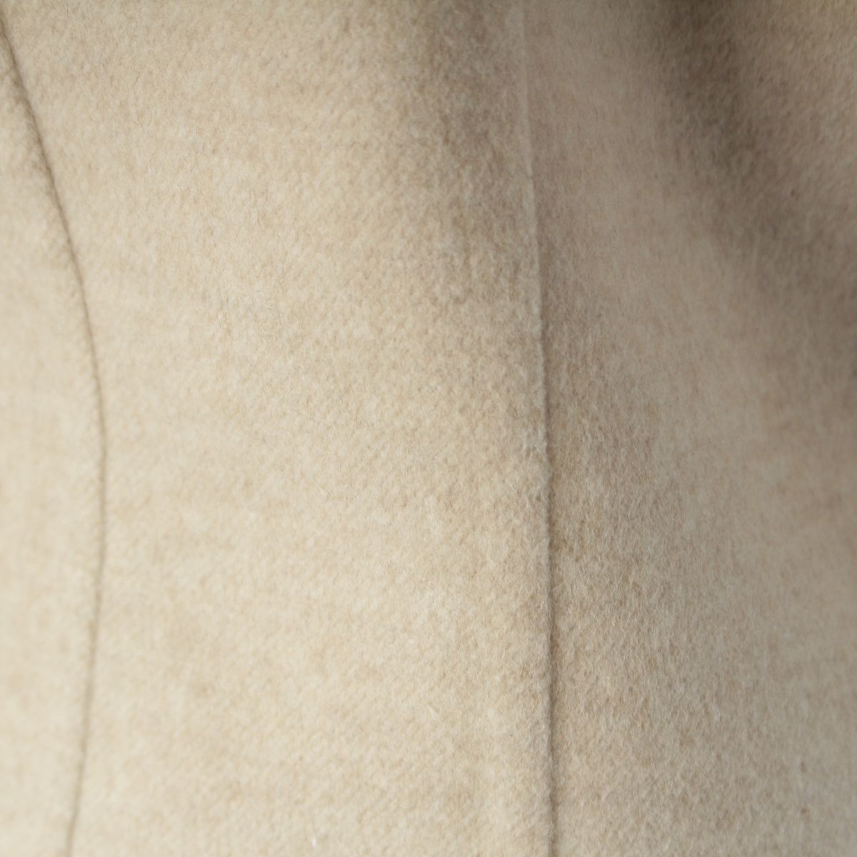Hermes Cashmere Tailored Jacket Logo Button Solded Ivory 38 — view 8