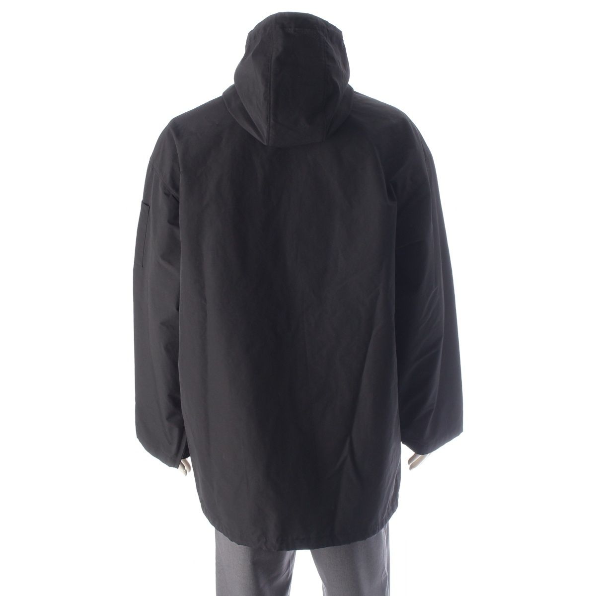 Prada Cotton Polyester Triangle Logo Jacket Black — view 4