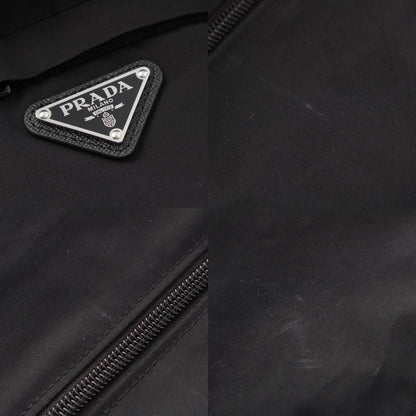 Prada Cotton Polyester Triangle Logo Jacket Black — view 8