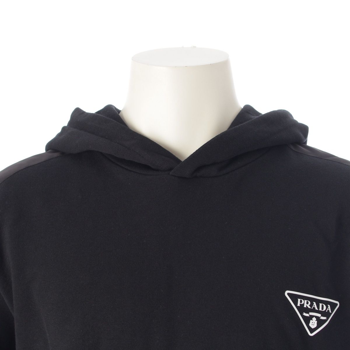 Prada Cotton Logo Hoodie Black XXL — view 5