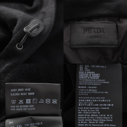 Prada Cotton Logo Hoodie Black XXL — view 9