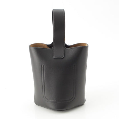 Loewe Pebble Bucket Mini 2-Way Handbag Black Gold — view 4