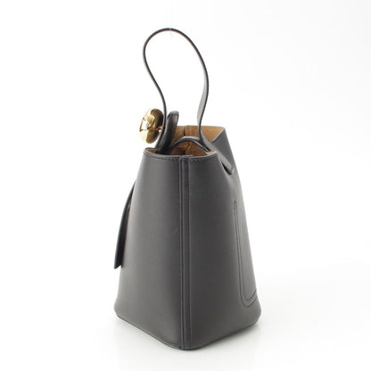 Loewe Pebble Bucket Mini 2-Way Handbag Black Gold — view 3