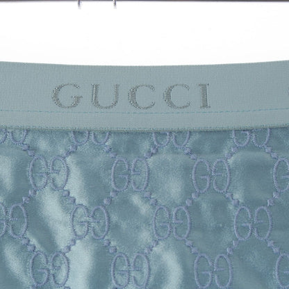 Gucci Silk GG Skirt Blue 38 — view 3