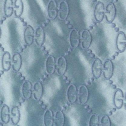 Gucci Silk GG Skirt Blue 38 — view 6