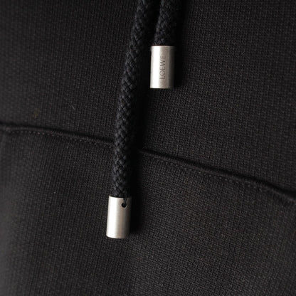 Loewe Anagram Cropped Pullover Hoodie Black — view 8