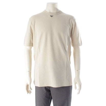 Prada Triangle Plate Logo Waffle Top Beige XL