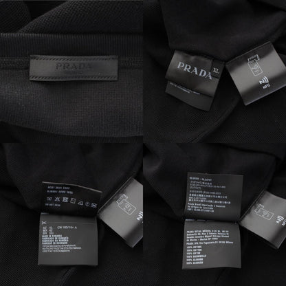 Prada Triangle Plate Logo Waffle Top Black XL — view 9