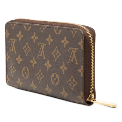 Louis Vuitton Monogram Zippy Organizer Zip Around Wallet Brown Leather — view 2