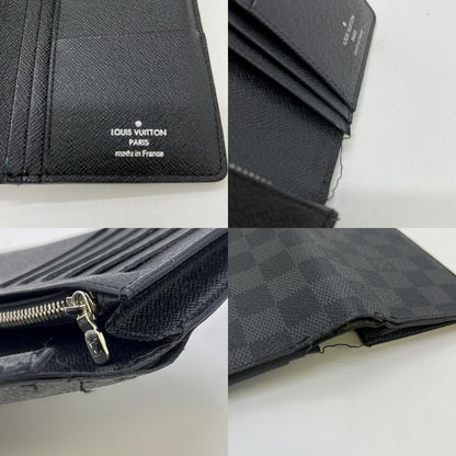 Louis Vuitton Damier Graphite Bifold Wallet Black — view 9