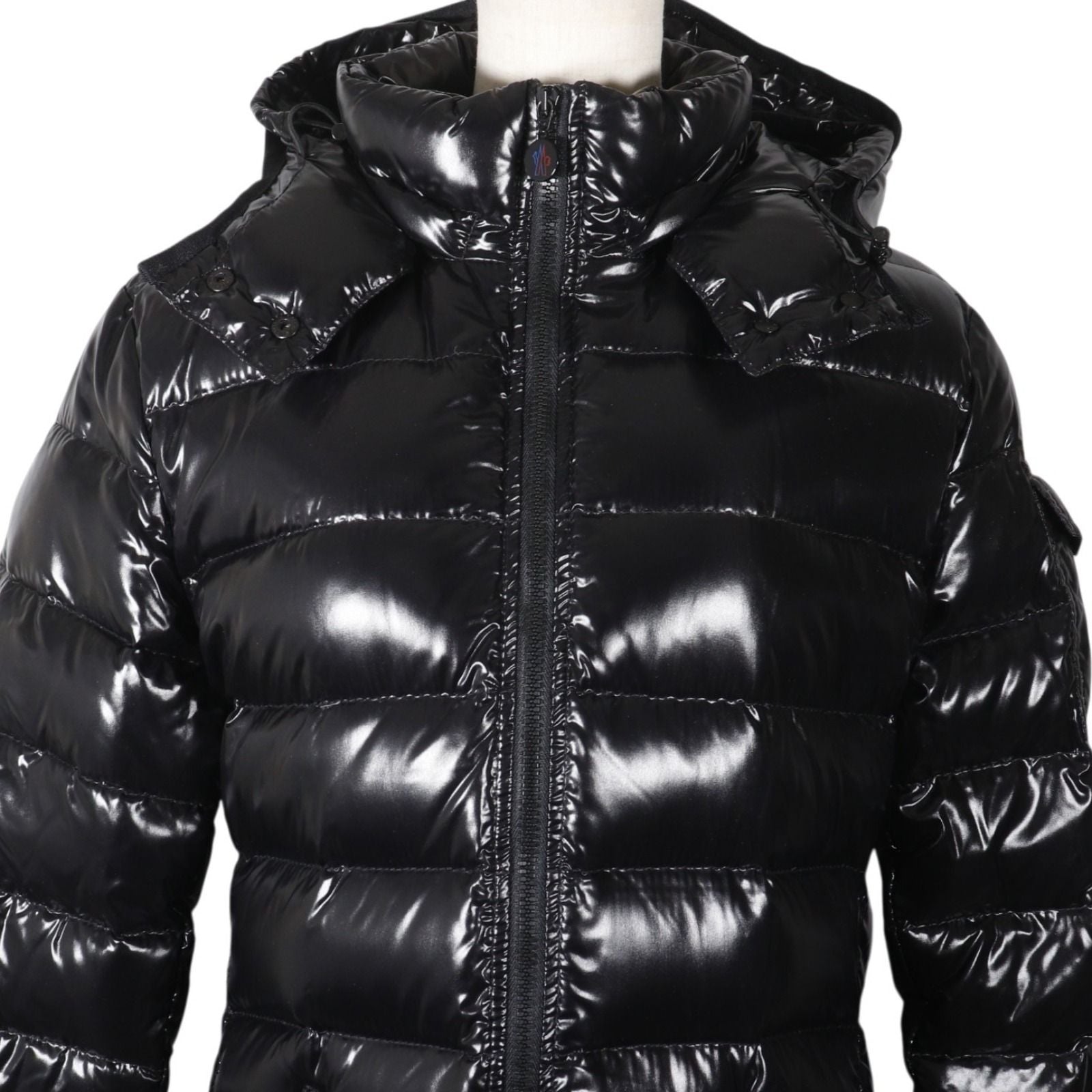 Moncler Moka Giubbotto Nylon Black Down Jacket — view 2