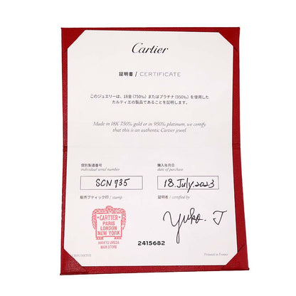 Cartier Etain Cell Half 47 Ring Diamond Pt Platinum Certificate — view 9