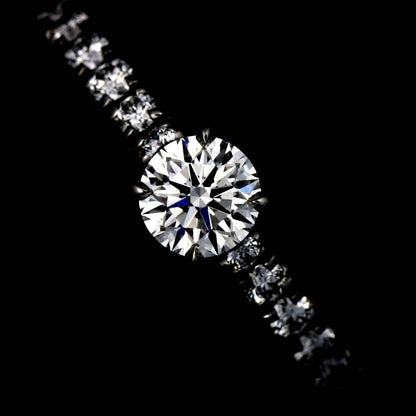 Cartier Etain Cell Half 47 Ring Diamond Pt Platinum Certificate — view 6