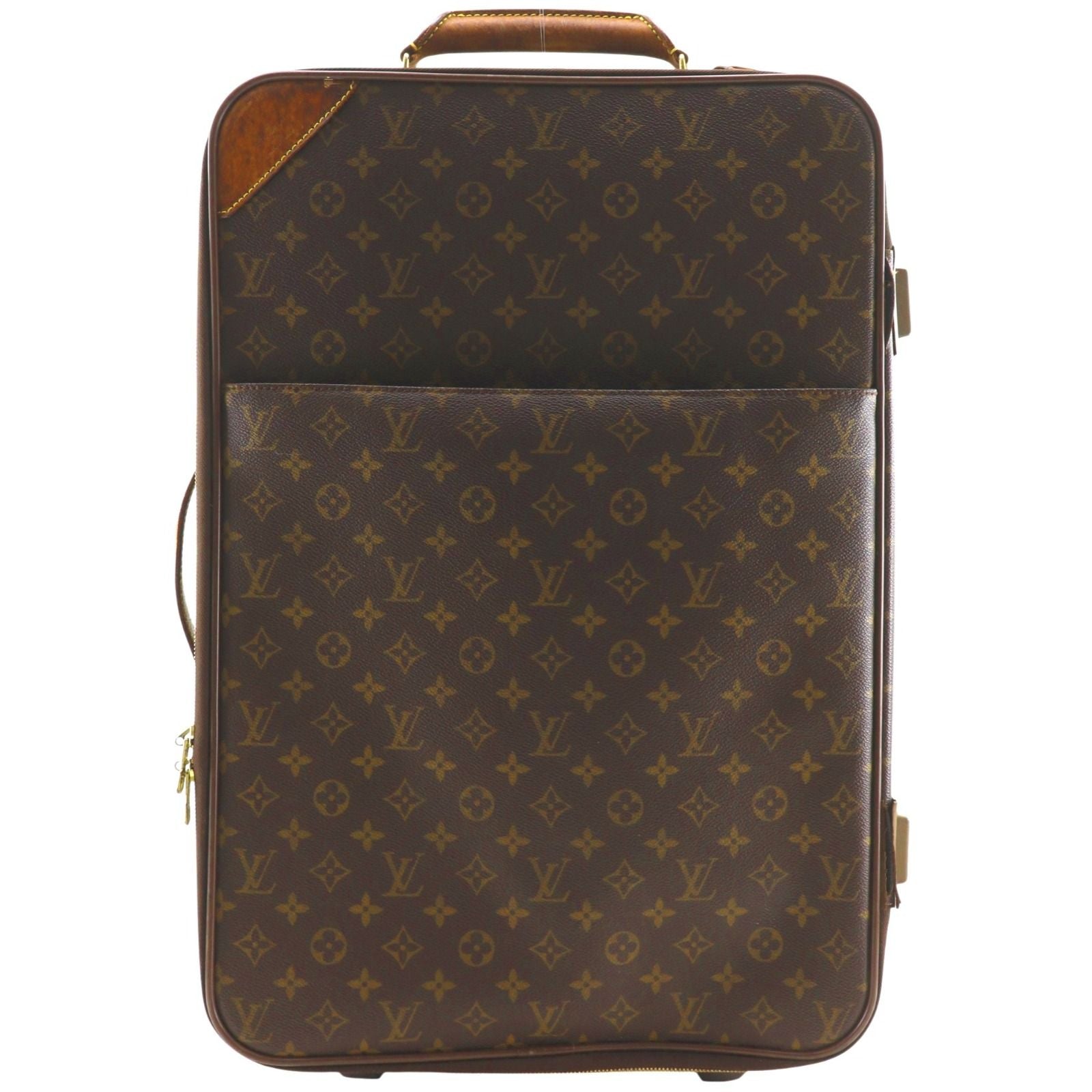 Louis Vuitton Pegase 55 Monogram Canvas Brown Travel