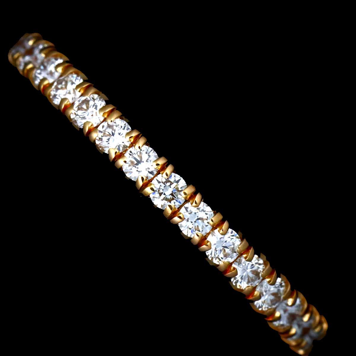 Cartier Etain Cell 46 Ring Full Diamond 18k PG Pink Gold 750 Etincelle Certifica — view 5