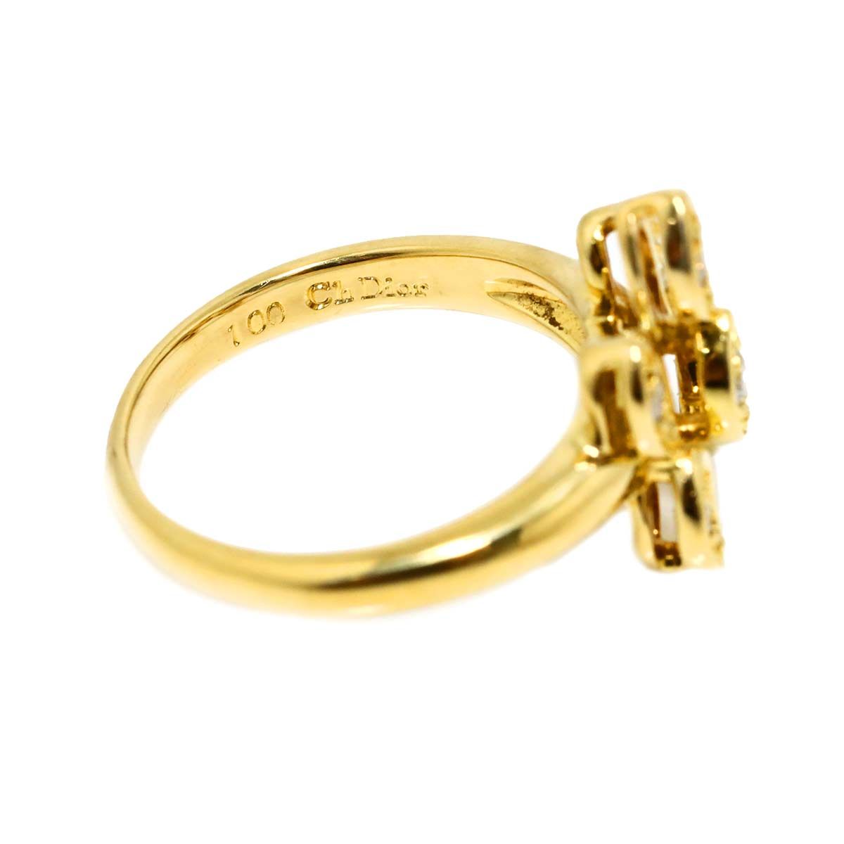 Dior Ring Diamond 18k YG Yellow Gold — view 3
