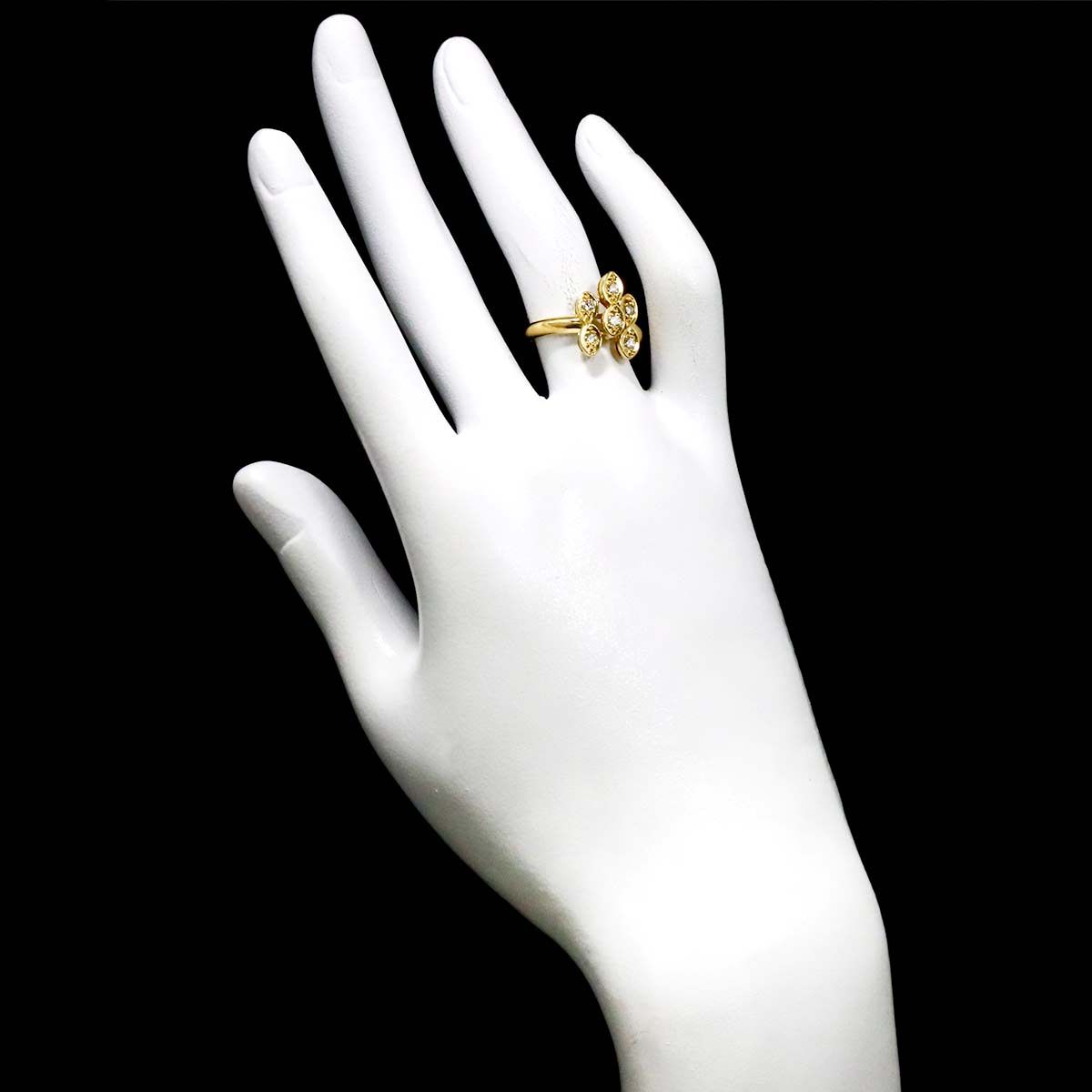 Dior Ring Diamond 18k YG Yellow Gold — view 8