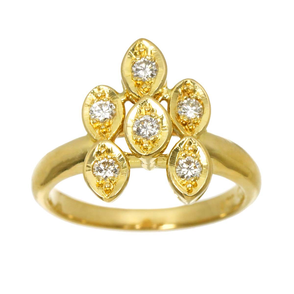 Dior Ring Diamond 18k YG Yellow Gold — view 2
