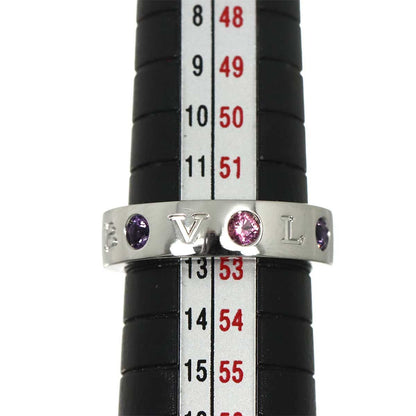 Bvlgari Roman Sorbet 53 Ring Amethyst Tourmaline Diamond 18k WG 750 Certificate — view 6