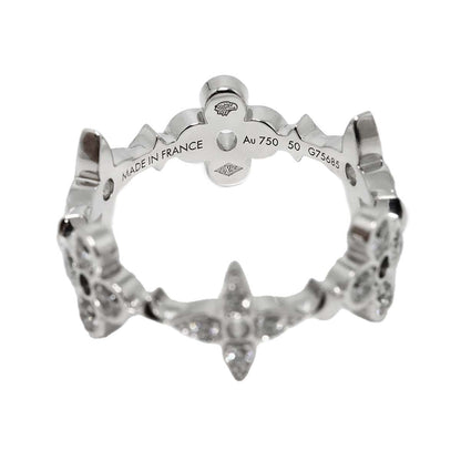 Louis Vuitton Fine Dantel 50 Ring Diamond 18k WG White Gold — view 4