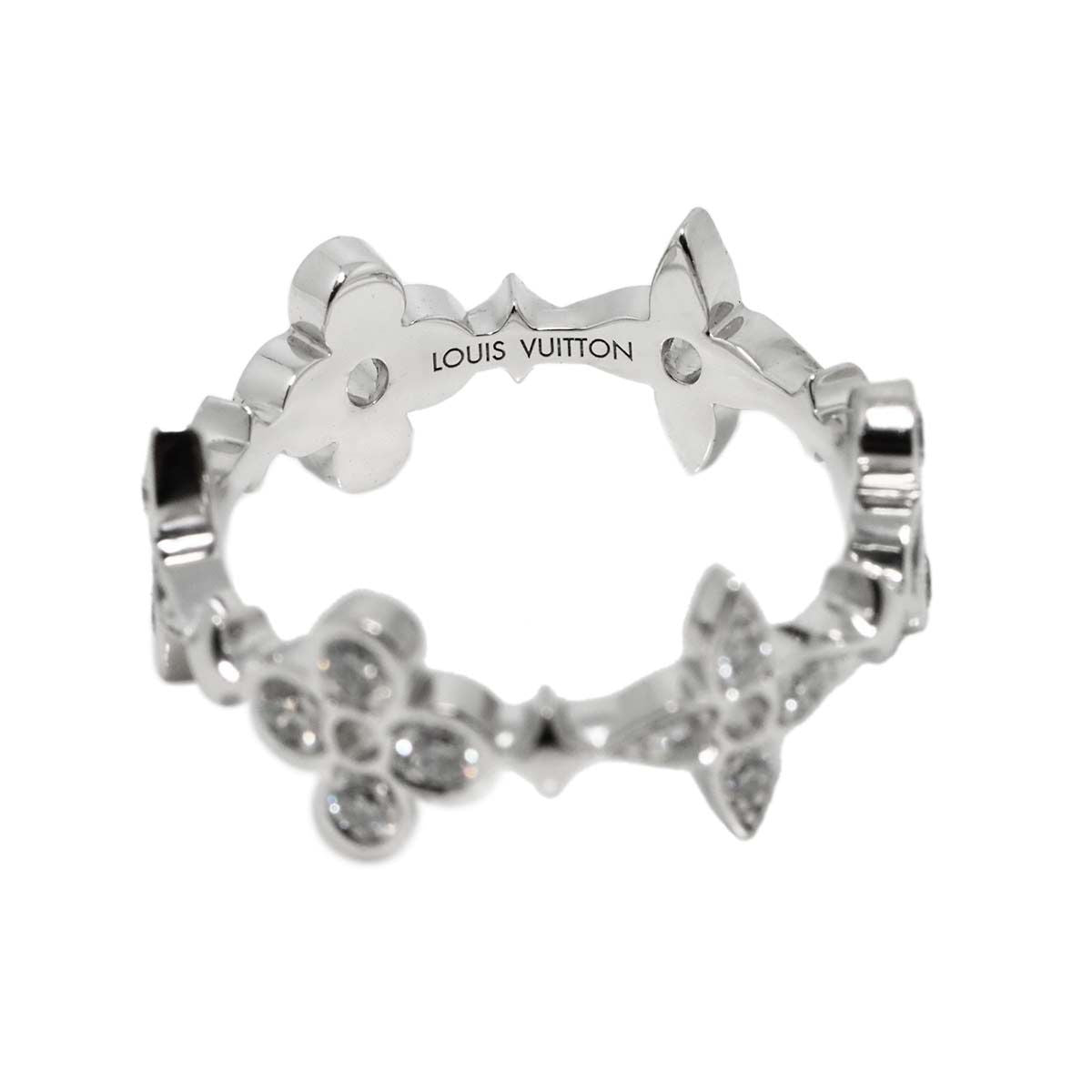 Louis Vuitton Fine Dantel 50 Ring Diamond 18k WG White Gold — view 3