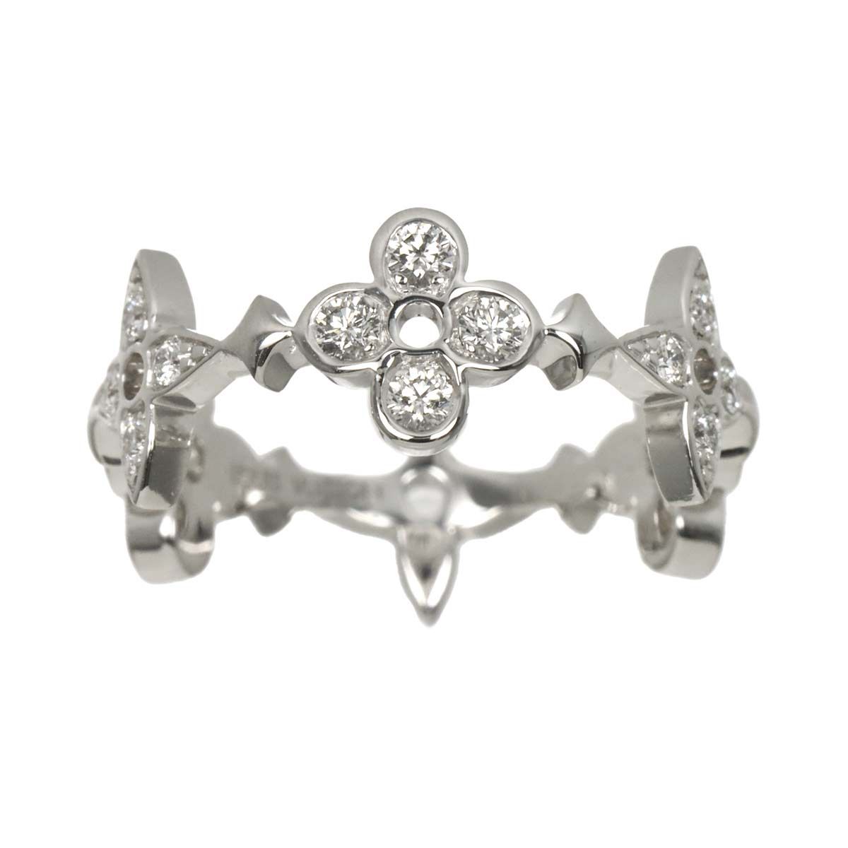 Louis Vuitton Fine Dantel 50 Ring Diamond 18k WG White Gold — view 2