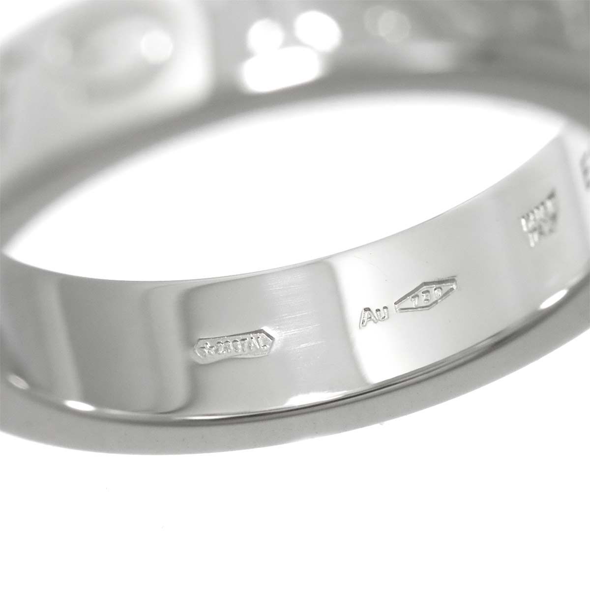 Bvlgari Essential Ring Diamond 18k WG White Gold 750 Element — view 4