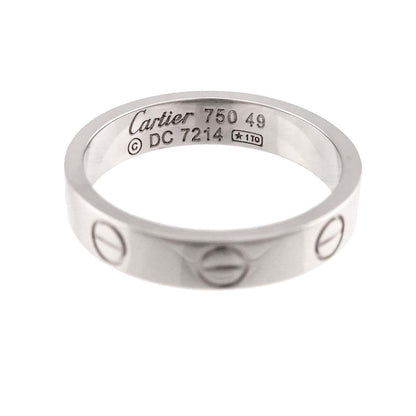 Cartier Mini Love 49 Ring 18k WG White Gold 750 Certificate — view 3
