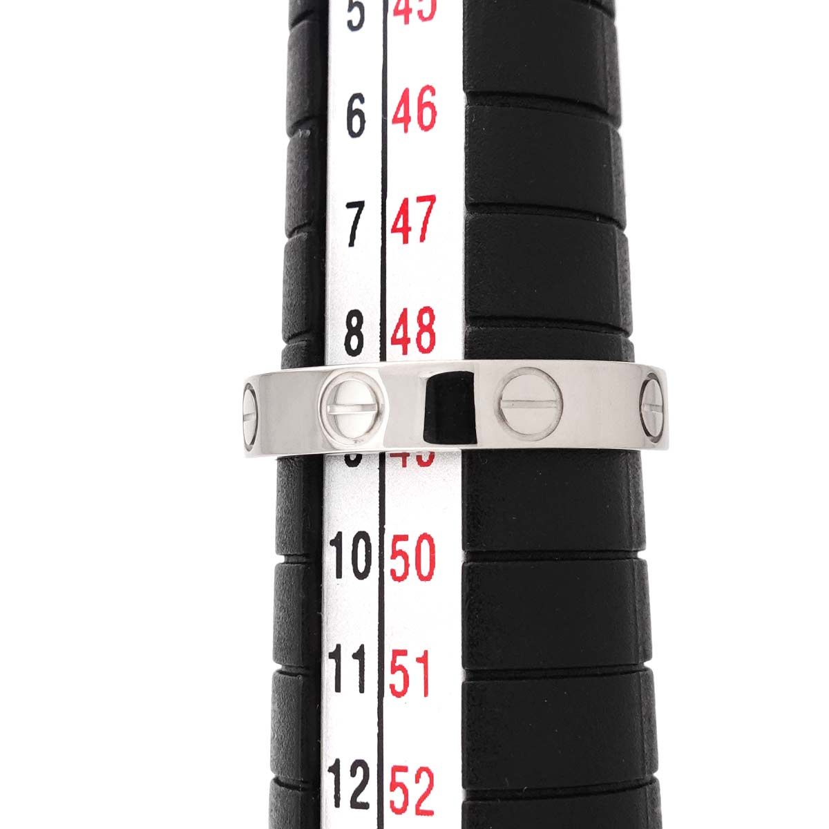 Cartier Mini Love 49 Ring 18k WG White Gold 750 Certificate — view 5