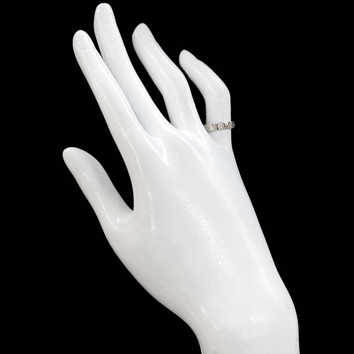 Cartier Mini Love 49 Ring 18k WG White Gold 750 Certificate — view 6