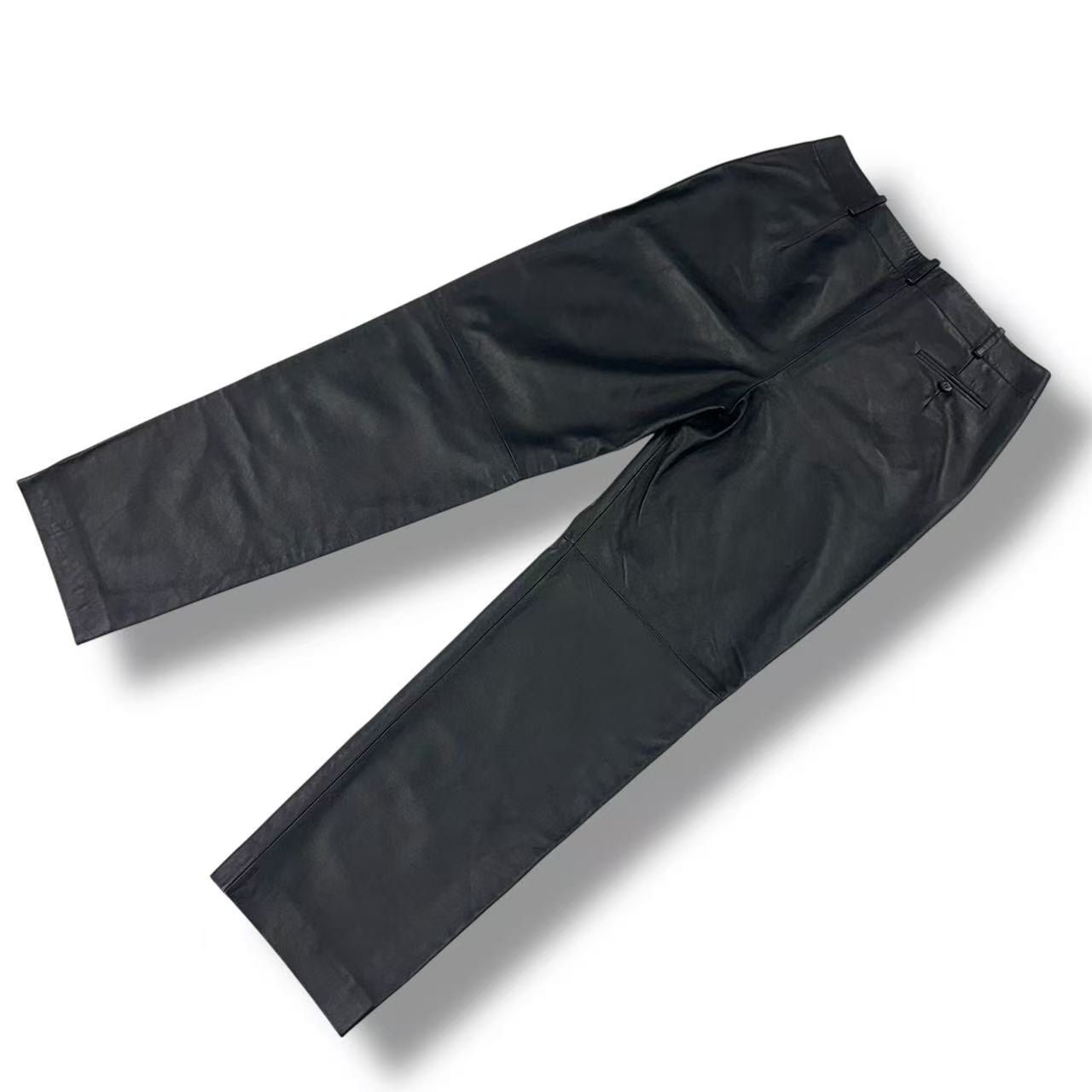 Loewe Leather Pants Black 46 — view 2