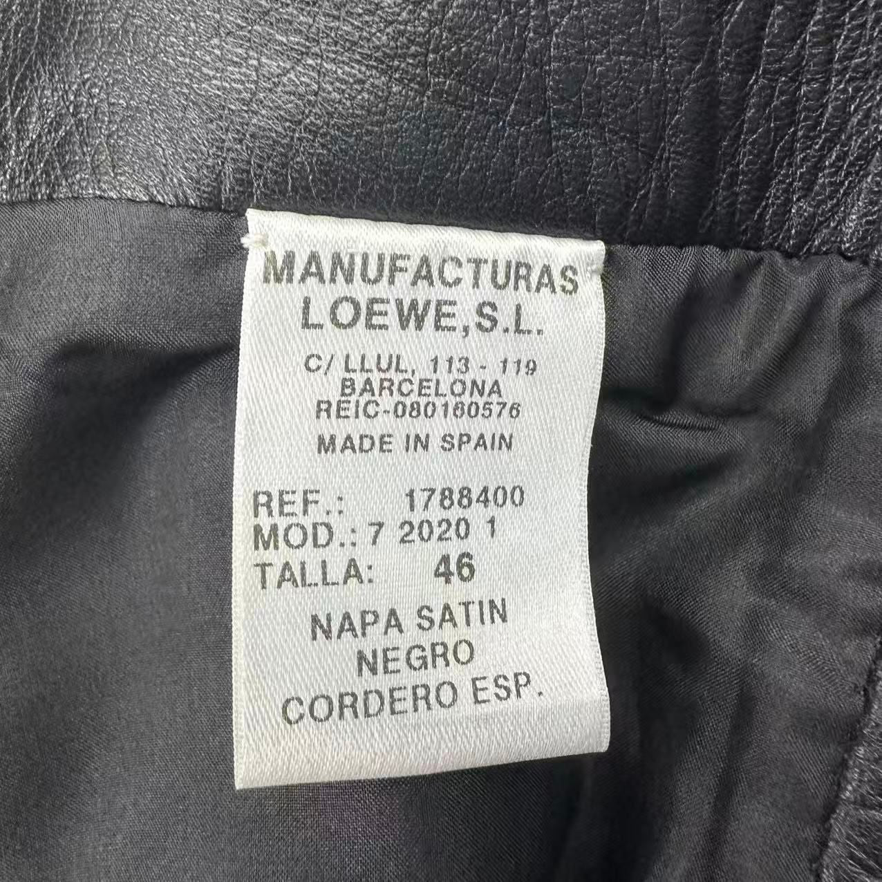 Loewe Leather Pants Black 46 — view 5